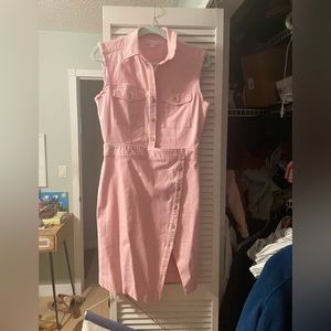 Pink Veronica beard dress